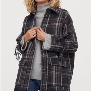 H&M Plaid Shacket